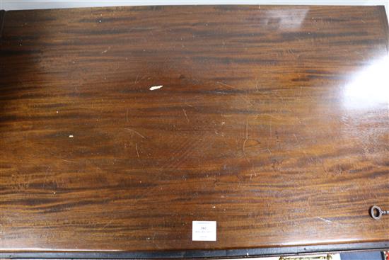 A George III mahogany chest, W.85cm